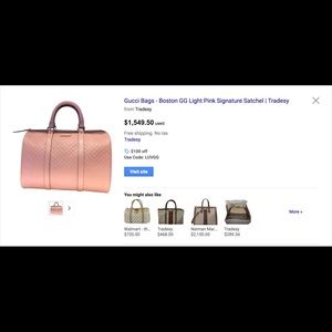 Gucci top handle purse